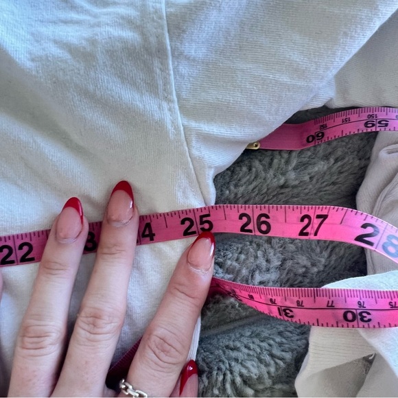 Joah Brown Vintage Oversized Long Sleeve Cotton T- Shirt In Fog (Beige) S/M - Picture 10 of 11